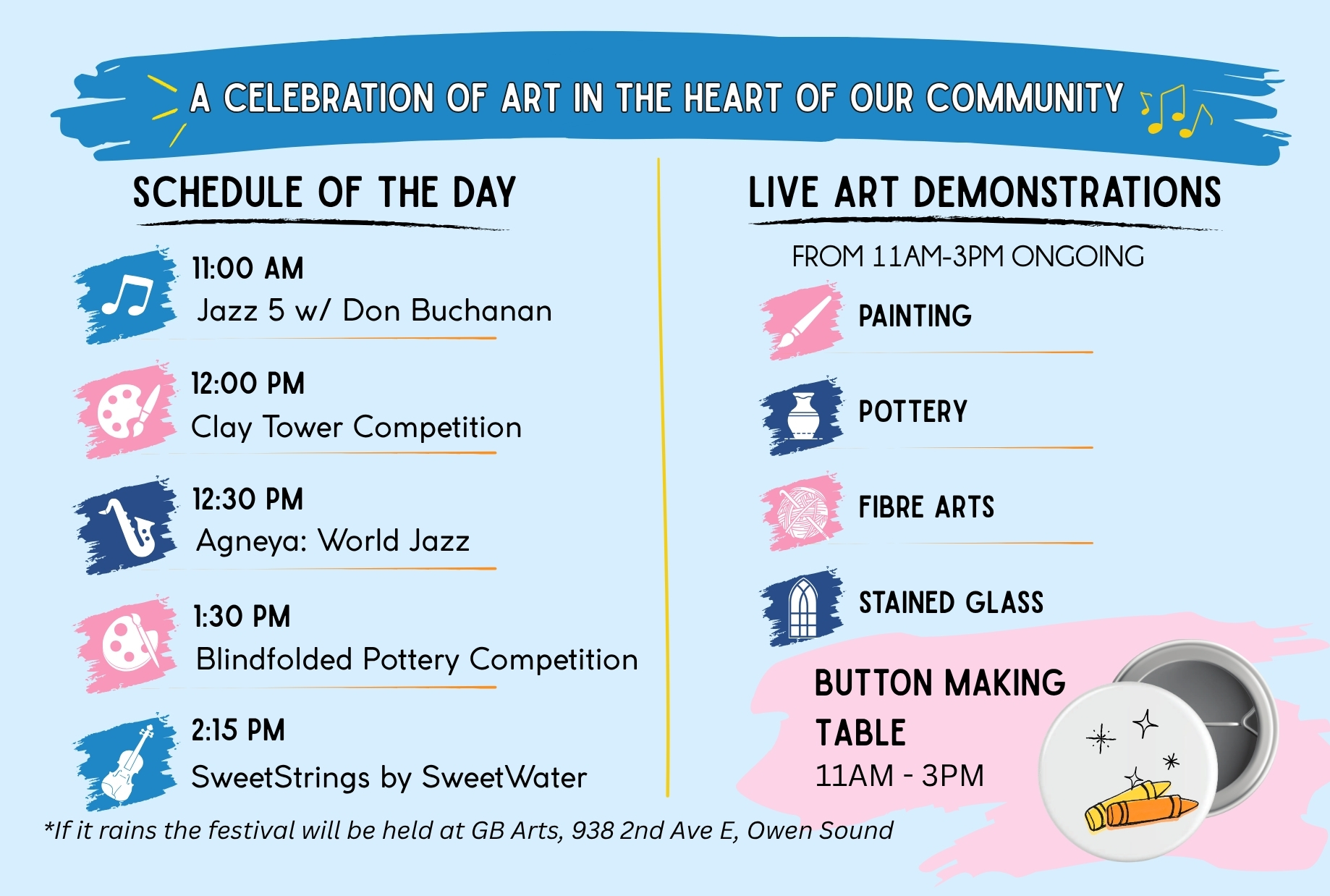 Event image Art & Jazz Festival presented by Arts Alliance Owen Sound